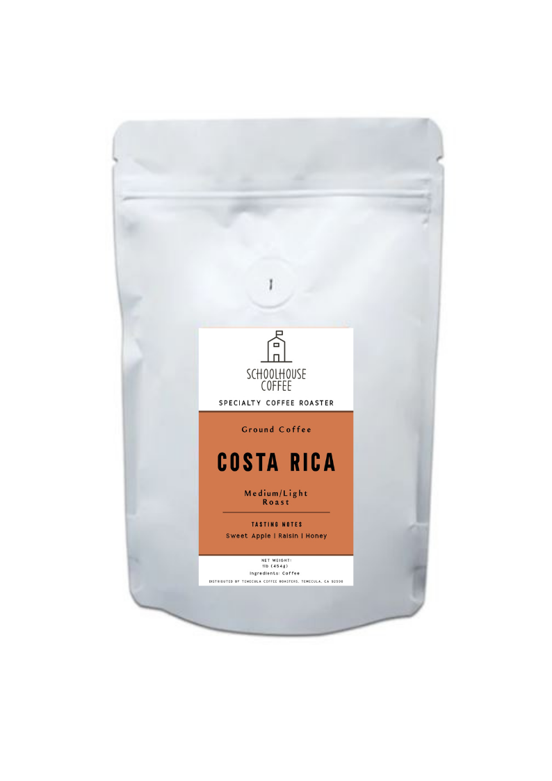 Schoolhouse Coffee Costa Rica Single Origin Light Roast Coffee